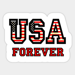 USA Forever Sticker